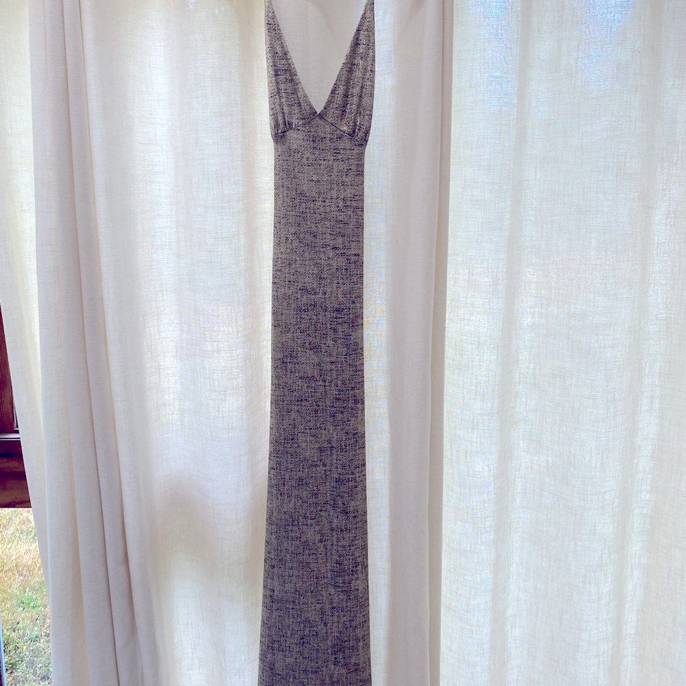 Lulus metallic gown